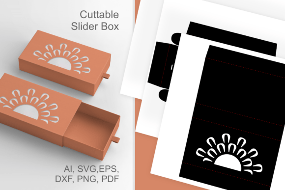 Half-round Bloom Cutout: 3D SVG Objects for Packaging