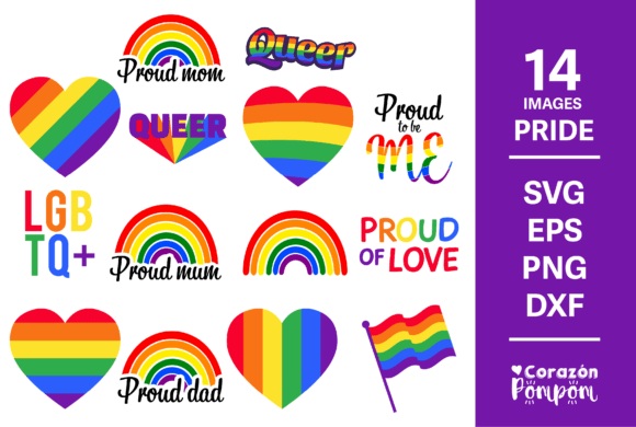Pride SVG Bundle: 3D SVG Freebies for Crafters