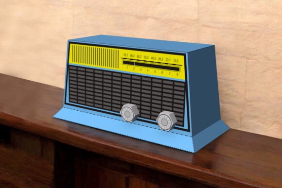 Retro Radio 3D SVG Shapes: A Brand Review