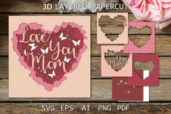 Review: 3D SVG Mother S Day Card for Bloggers