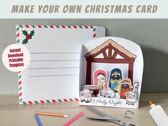 Review: DIY Nativity 3D SVG for Christmas Content